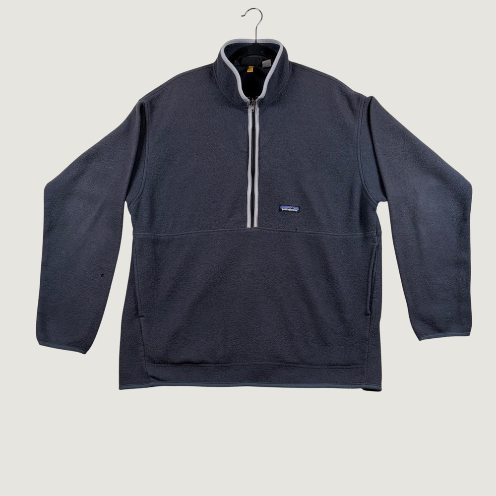 Patagonia Synchilla Fleece Pullover Mens Half Zip Outdoor Jacket XXL Gray Hiking